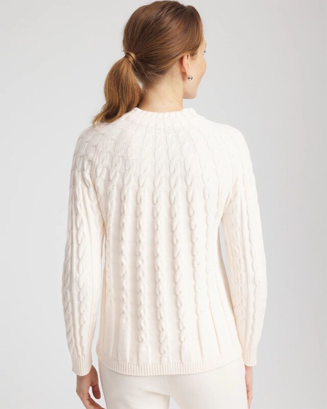 Zenergy Luxe Cable Sweater - image 3